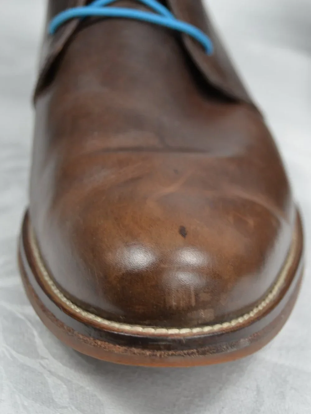 J. Shoes tan leather dress chukka-style boot 12M